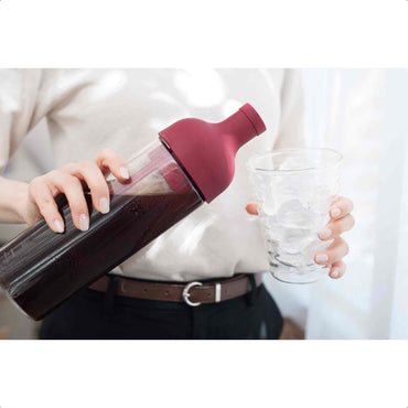 Hario Cold Brew Coffee Filter In A Bottle - Cranberry Red - 650ml