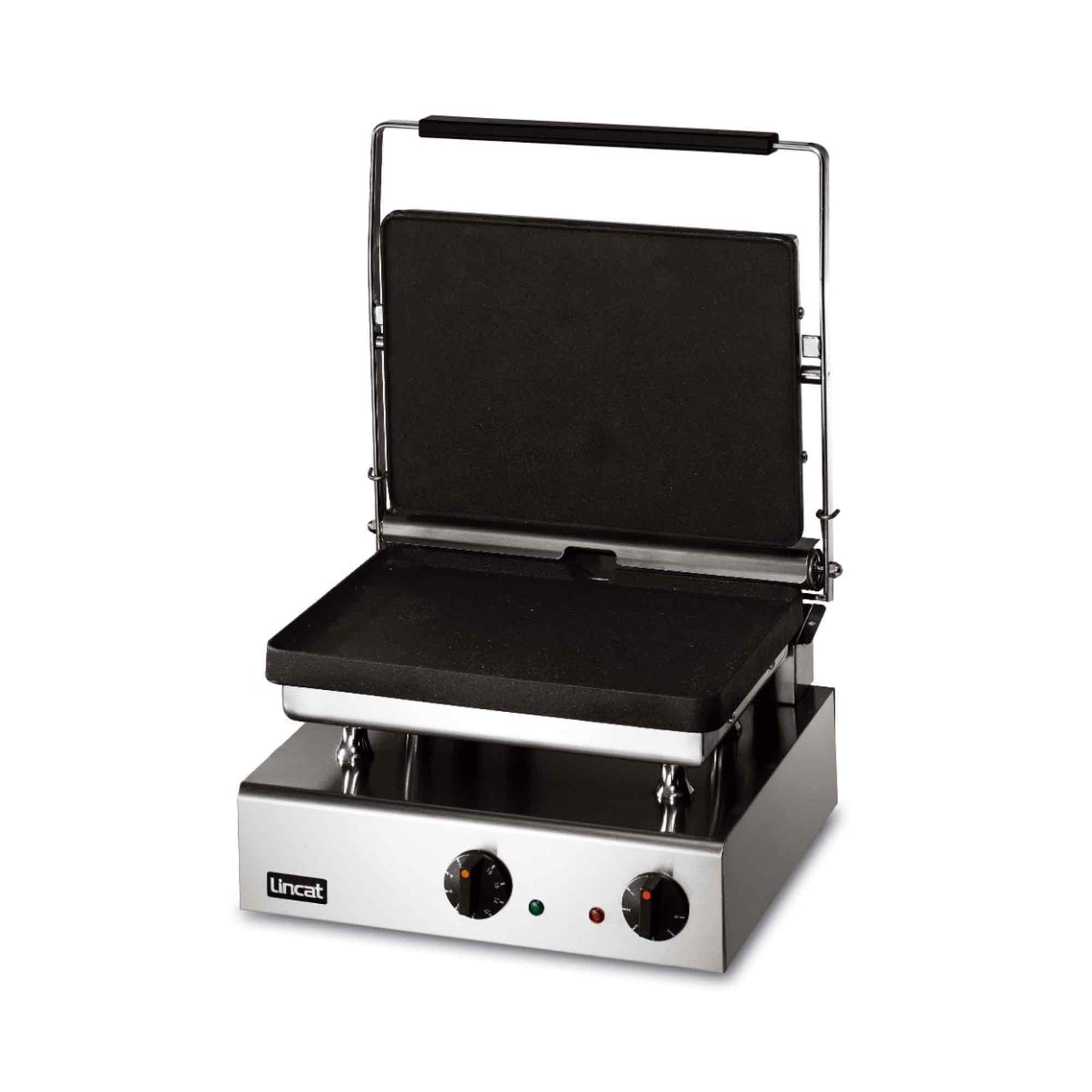 Lincat Lynx 400 Single Heavy Duty Aluminium Contact Grill Flat Base & Flat Top - GG1 - 395mm