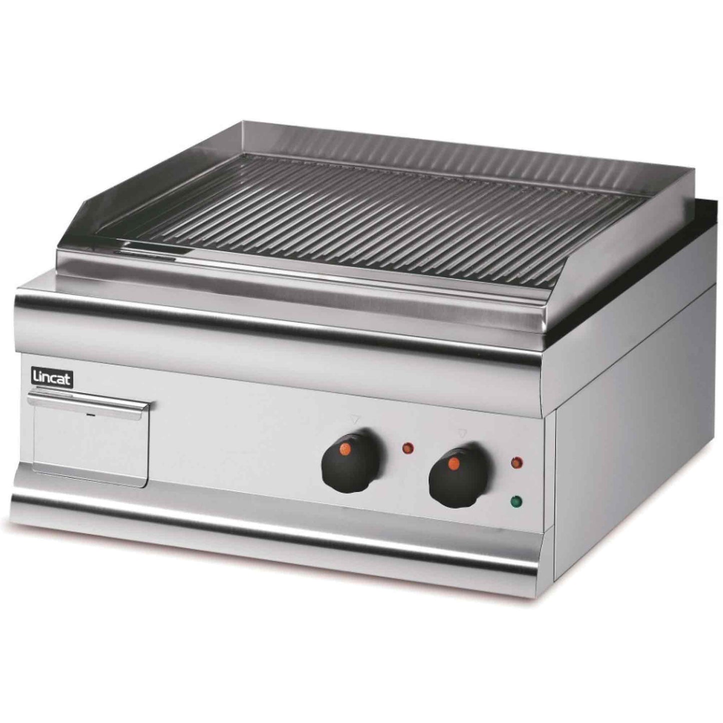 Lincat Silverlink 600 Ribbed Twin Zone Griddle 4kw - Electric - 600w x 620d x 330h - GS6/TFR