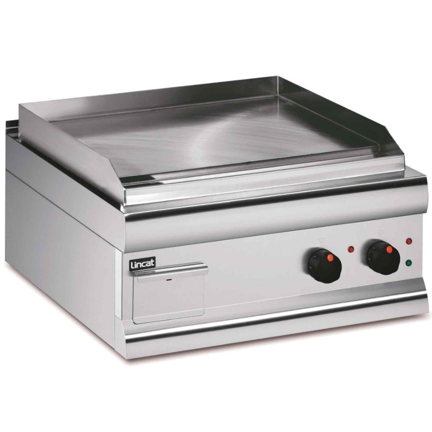 Lincat Silverlink 600 Steel Plate Griddle Twin Zone & Extra Power 5.6kw - Electric - 600w x 620d x 330h - GS6/T/E