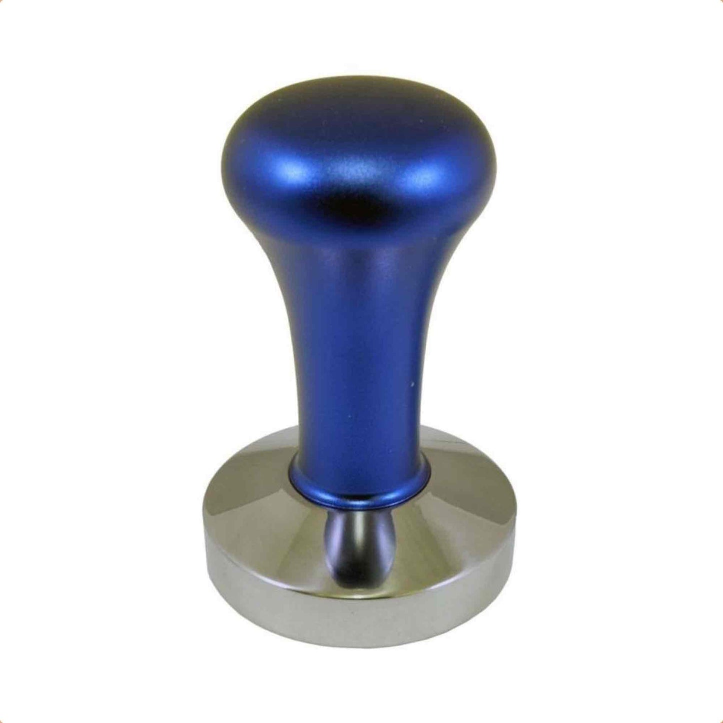 Stainless Steel Coffee Tamper - Blue - 57mm