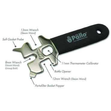 Pallo Caffiene Wrench Multi Tool - For Espresso Machine Maintenance