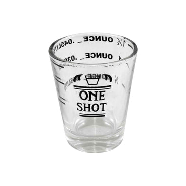 One Shot Espresso Glass With Markings - 1.5oz