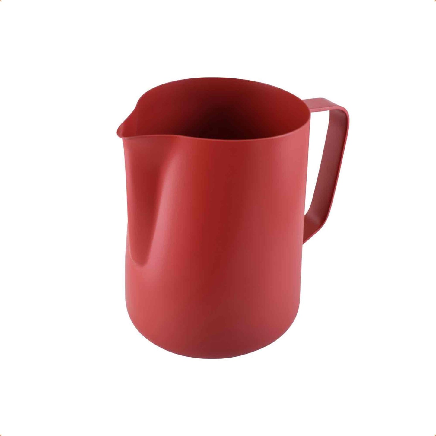 Teflon Milk Foaming Jug - Red - 1 Litre