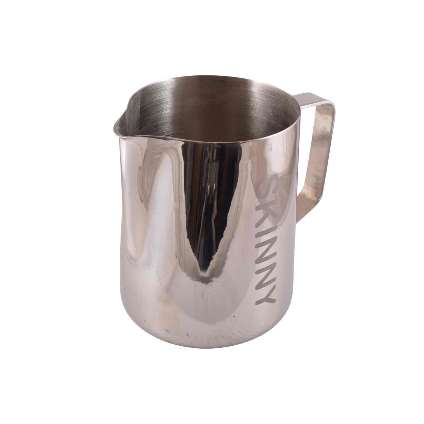 Skinny Labeled Milk Foaming Jug - Stainless Steel - 1 Litre