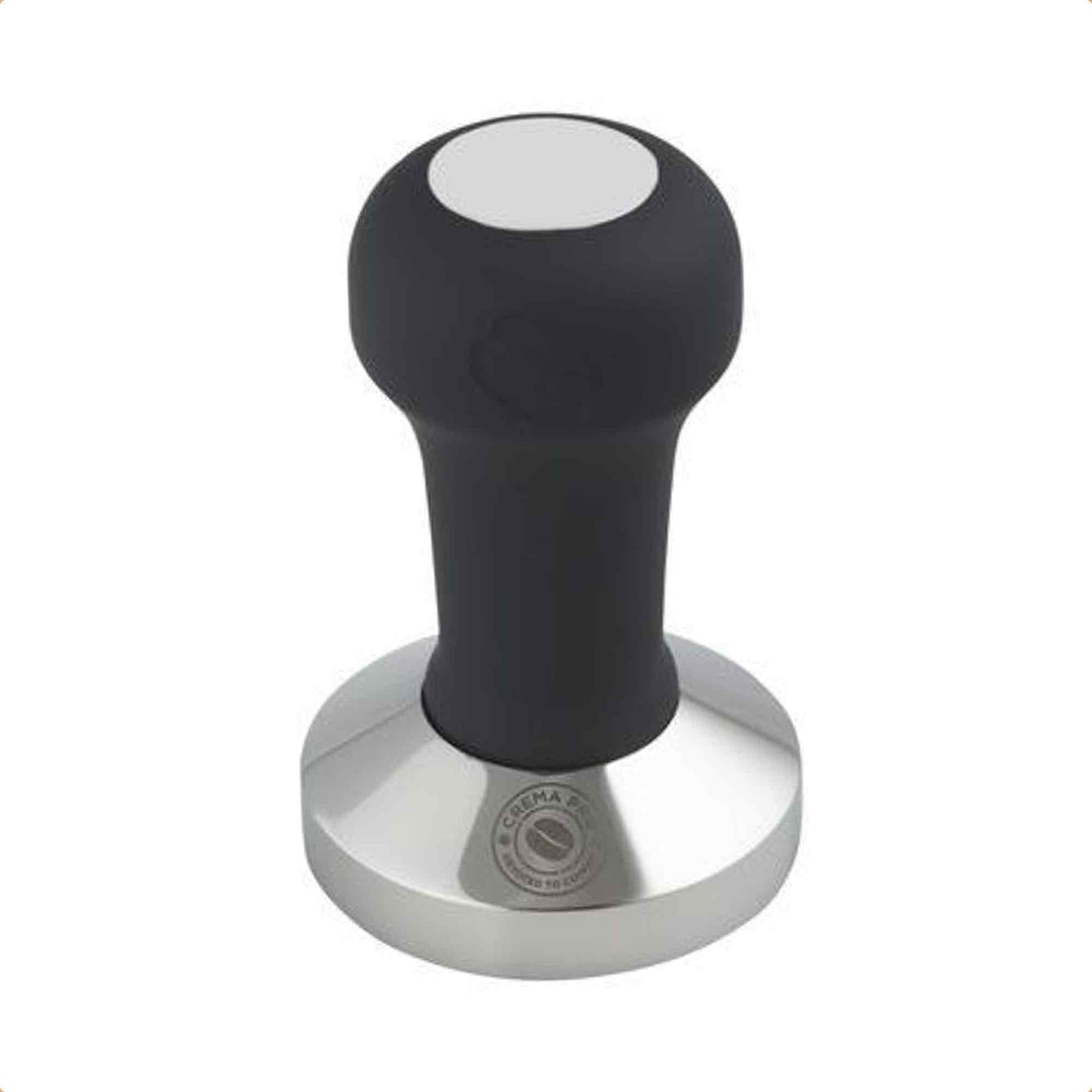 Crema Pro Stainless Steel Coffee Tamper - Black - 58mm