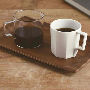 Kinto Oct Glass Coffee Serving Jug - 300ml - 2 Cup