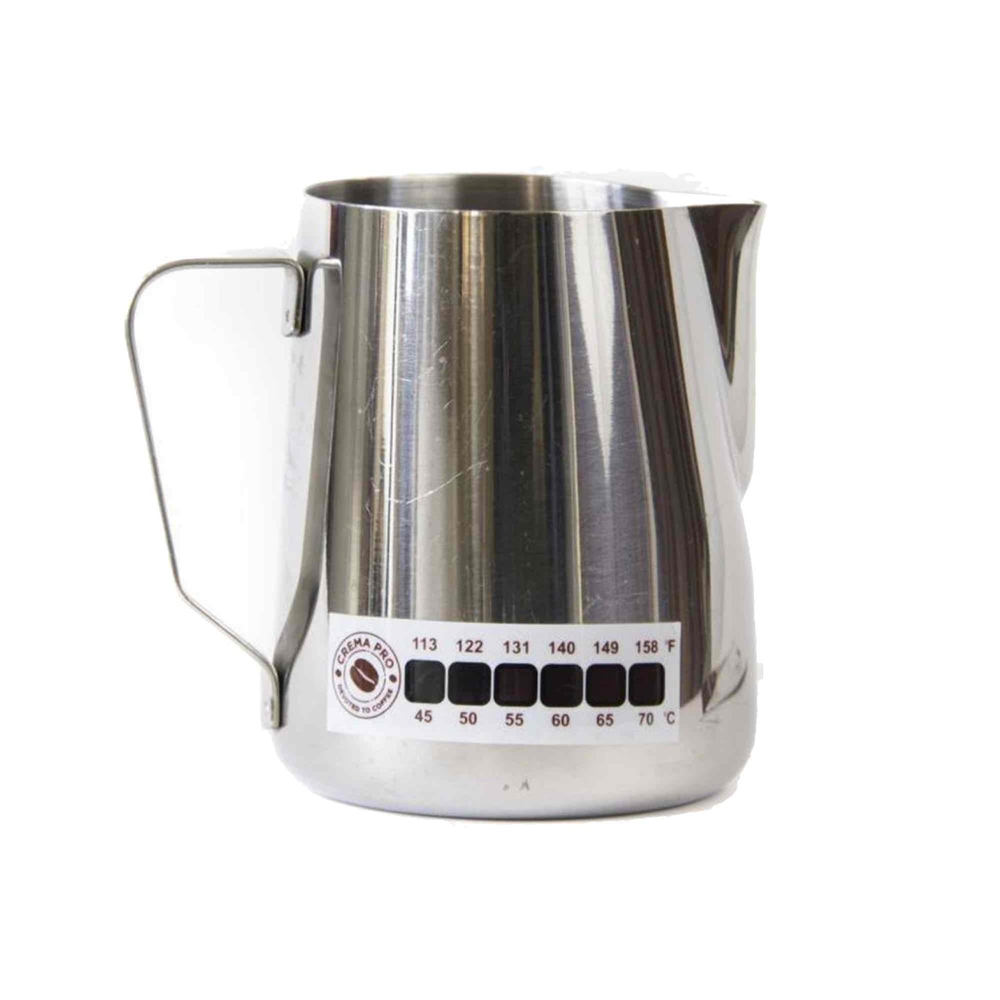 Crema Pro Milk Jug Label Liquid Lattetemp Thermometer Sticker