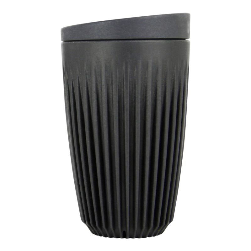 Huskee Cup & Lid Reusable Coffee Cup - 12oz / 360ml - Charcoal