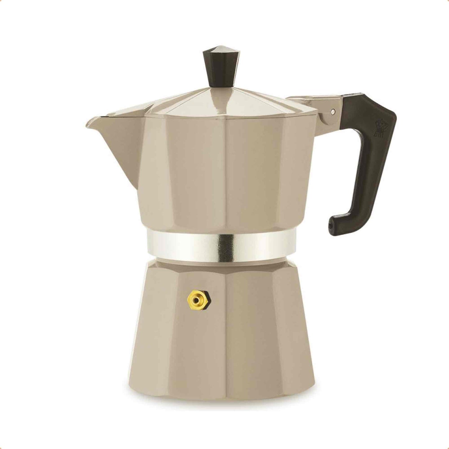 Pezzetti Italexpress Aluminium Stove Top Moka Pot - 3 Cup - Dove Grey