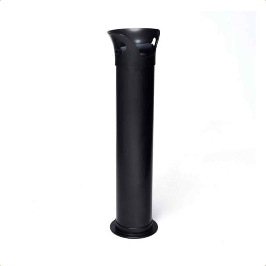 Floor Standing Commercial Knock Tube Box - Black