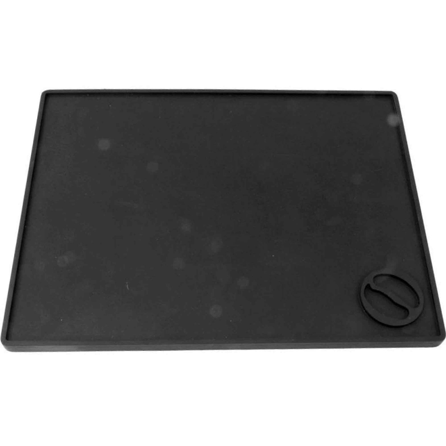 Crema Pro Premium Commercial Rubber Tamping Mat - Black - 150mm x 200mm