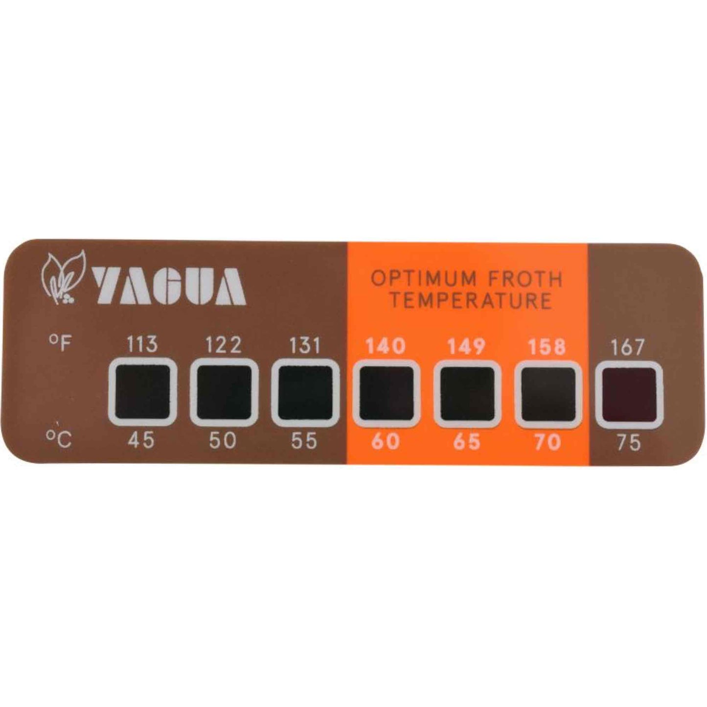 Yagua Liquid Crystal Label Milk Jug Thermometer