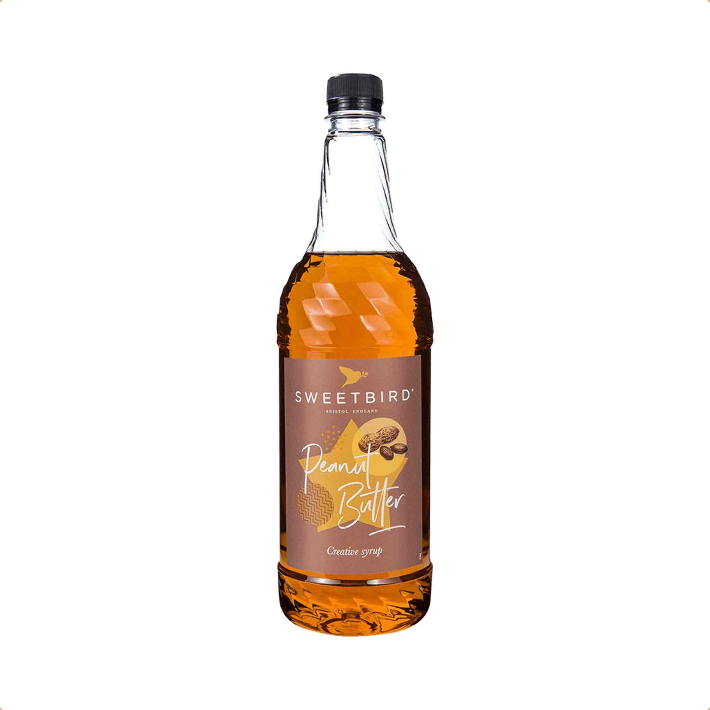 Sweetbird Peanut Butter Coffee Syrup - 1 Litre Bottle