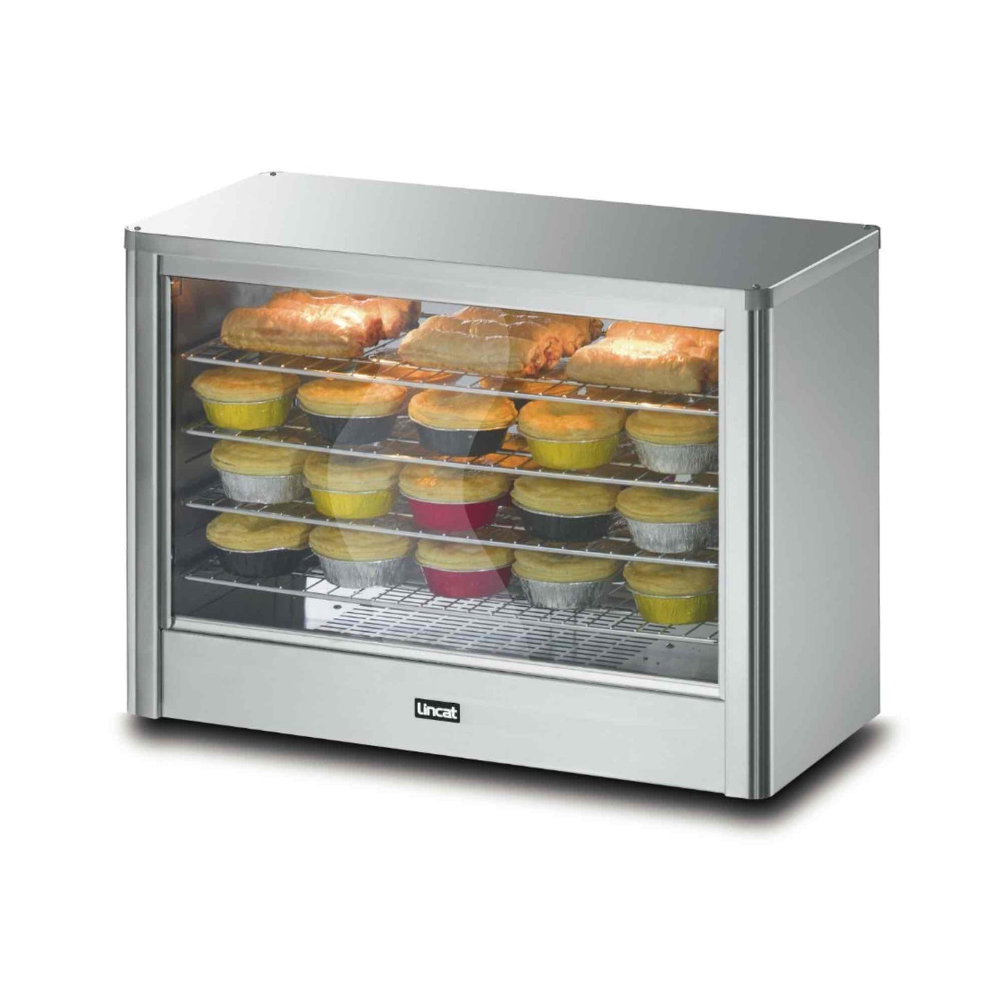 Lincat Seal Heated Pie Cabinet with Illumination - 520h x 710w x 330d - LPW/LR