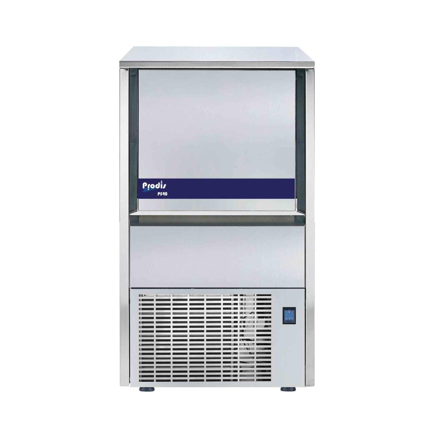 Prodis PS40, 38kg Production Ice Maker, 12kg Storage Bin, Paddle System Production