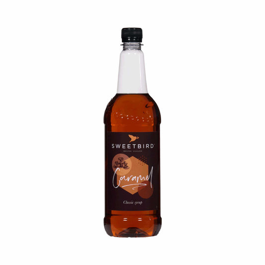 Sweetbird Caramel Coffee Syrup - 1 Litre Bottle