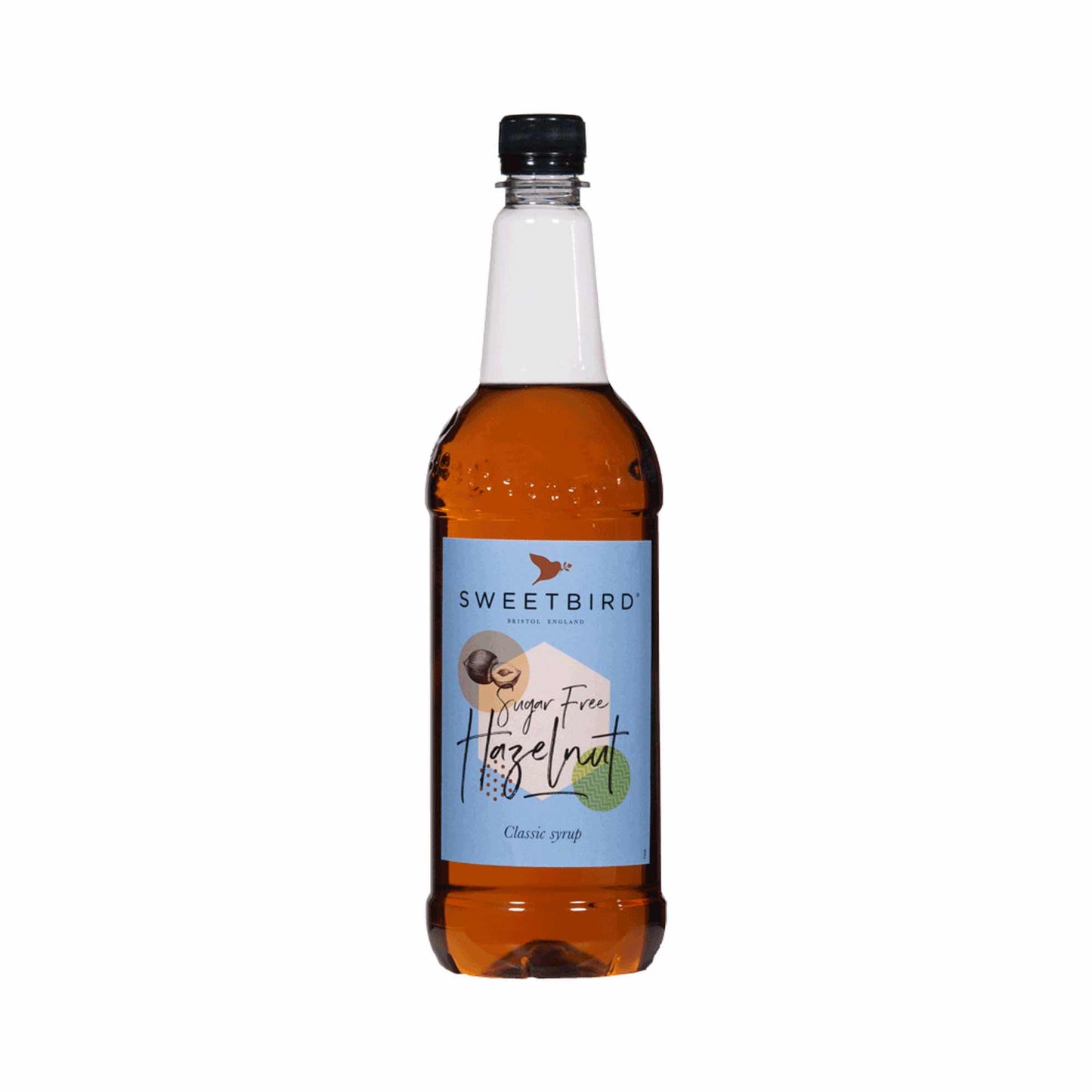 Sweetbird Sugar-Free Hazelnut Coffee Syrup - 1 Litre Bottle