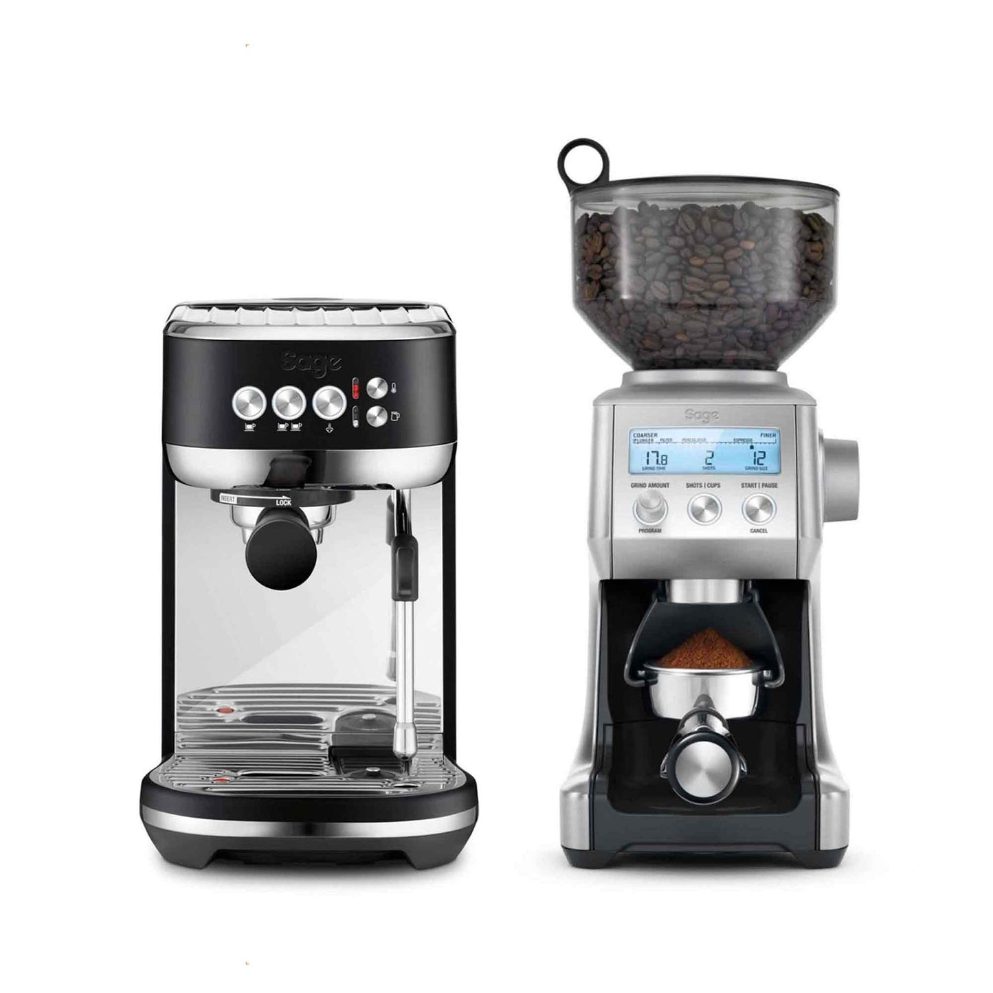 Sage Bambino Plus + The Smart Grinder Pro Espresso Machine Package
