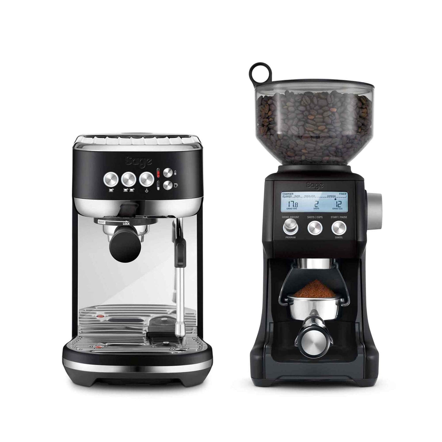 Sage Bambino Plus + The Smart Grinder Pro Espresso Machine Package