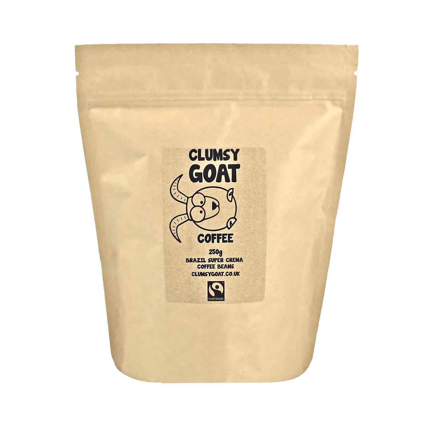 Clumsy Goat Fairtrade Brazilian Super Crema Coffee Beans