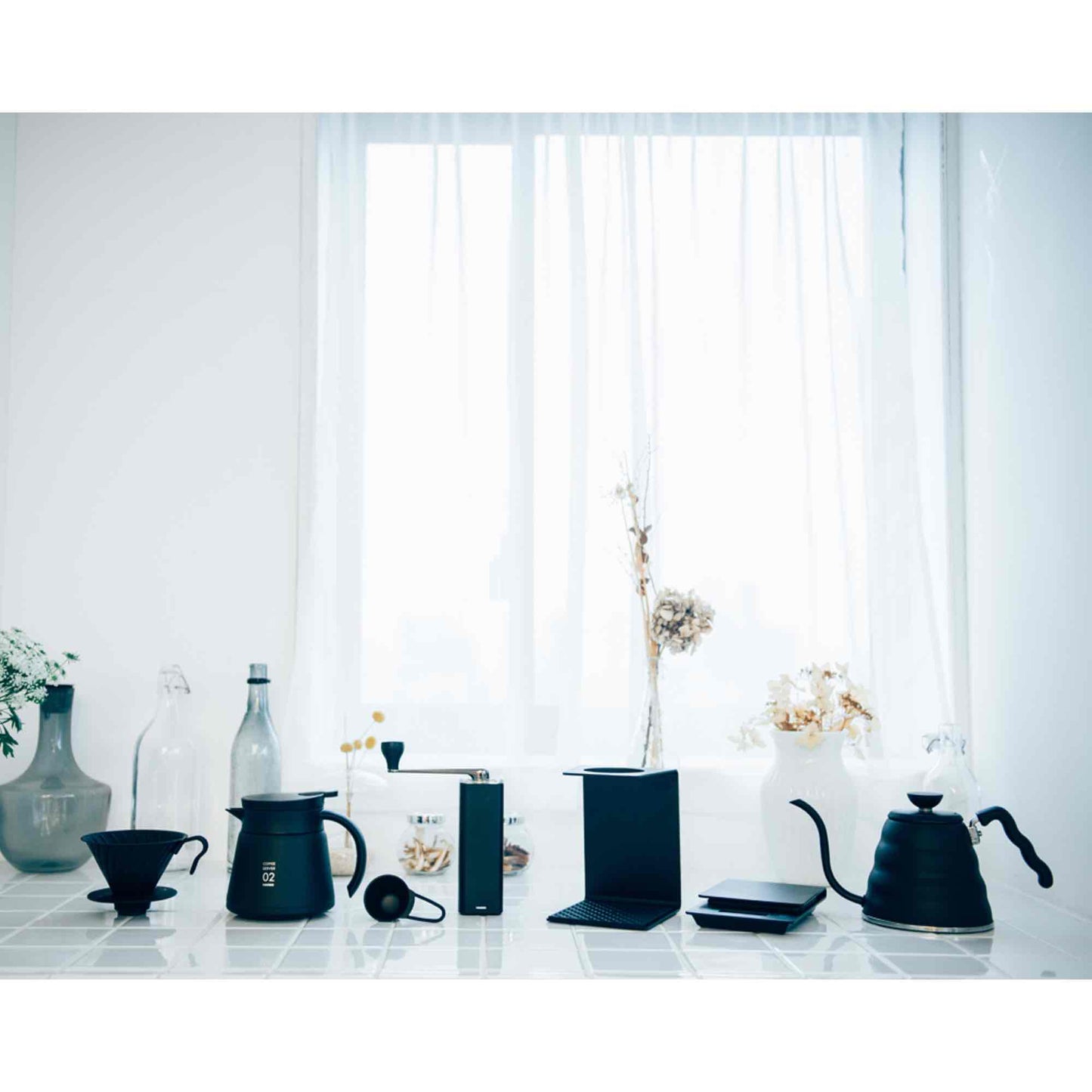 Hario Buono V60 Coffee Drip Kettle - 1.2L - Matte Black
