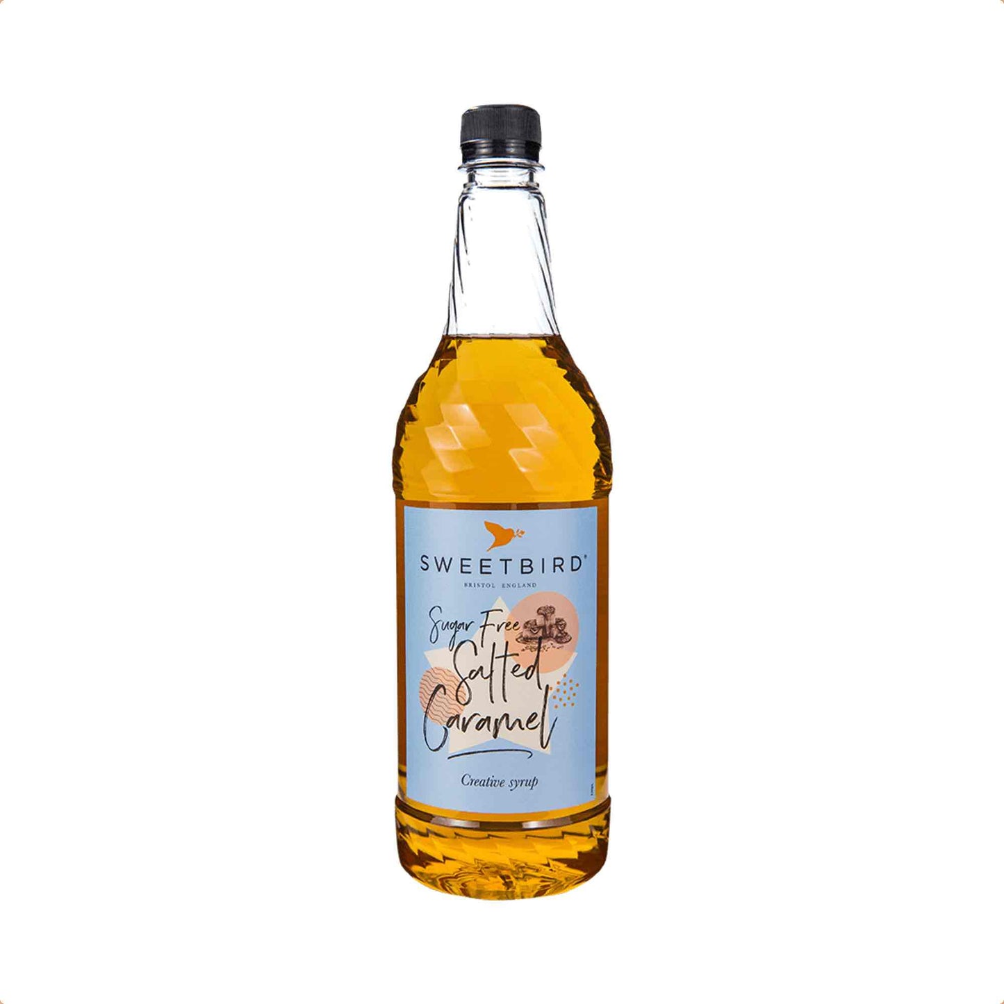 Sweetbird Sugar-Free Salted Caramel Syrup - 1 Litre Bottle
