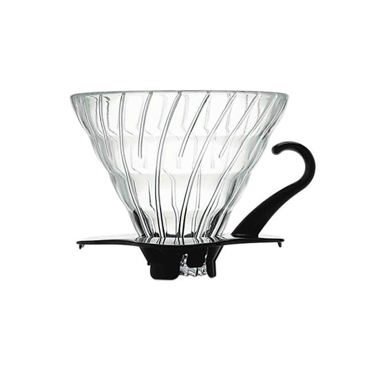 Hario V60 Glass Coffee Dripper 02 - Various Colours Available - 4 Cup