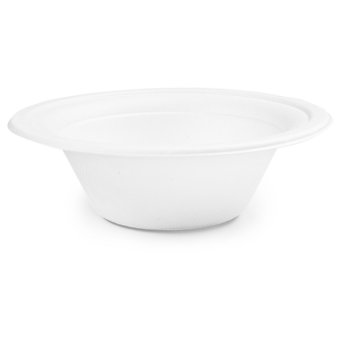 Vegware Compostable 12oz Bagasse Bowl - White - Case of 500