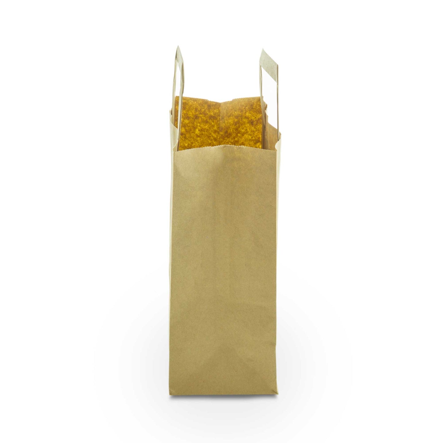 Vegware Compostable Small Recycled Kraft Paper Carrier - Case of 500