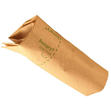 Vegware Compostable 8 x 2 x 9in Therma Paper Pouch - Case of 500
