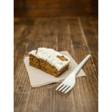 Vegware Compostable 24cm 2-ply Unbleached Napkin - Case of 4000