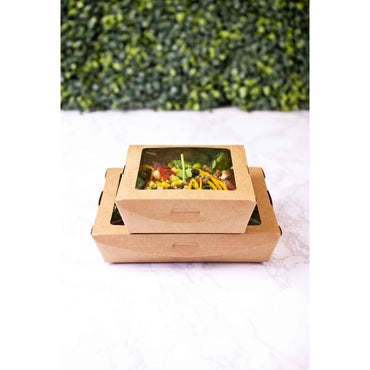 Vegware Compostable Large Window Box 1100ml - Case of 300