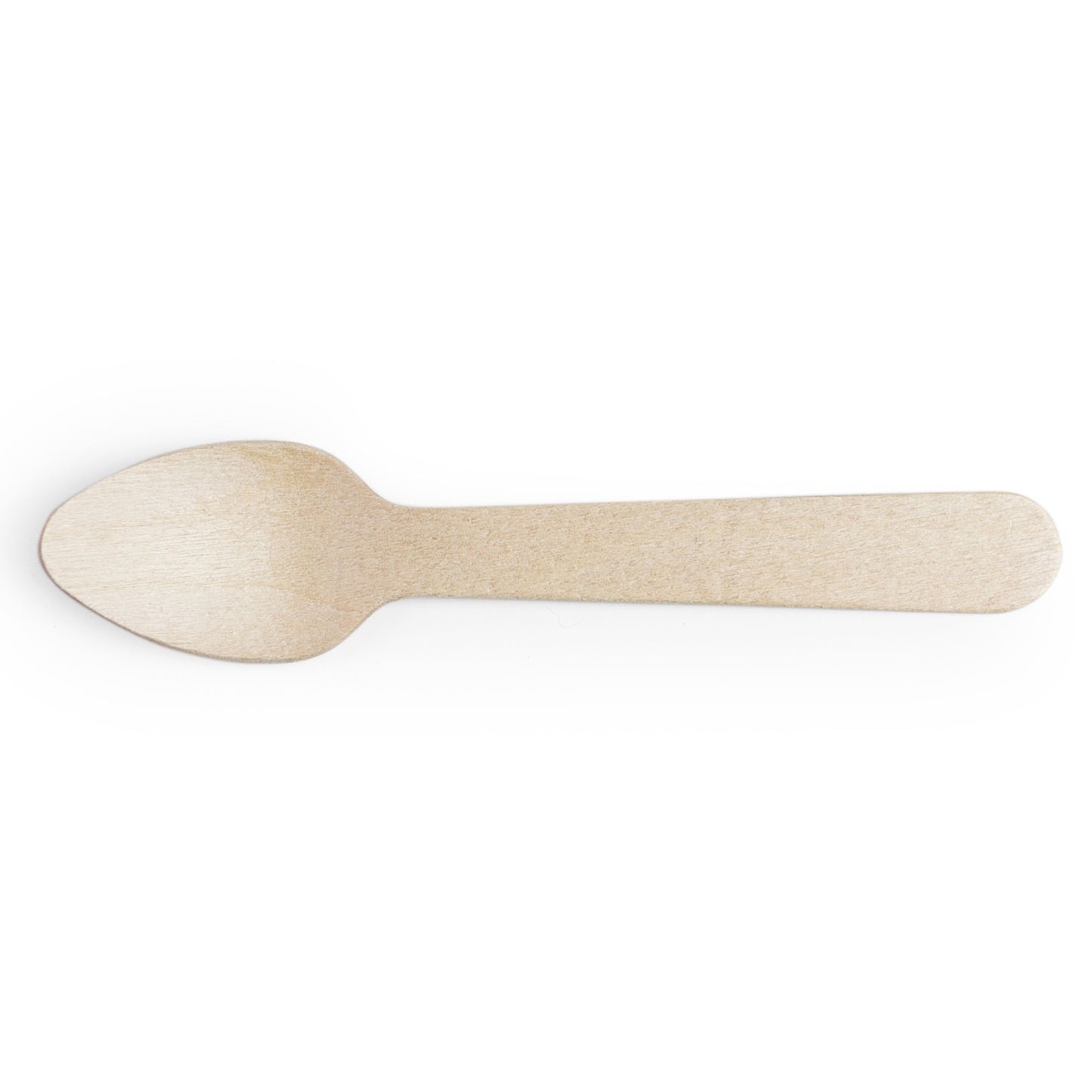 Vegware Compostable 4.25in Mini Wooden Spoon - Case of 2000