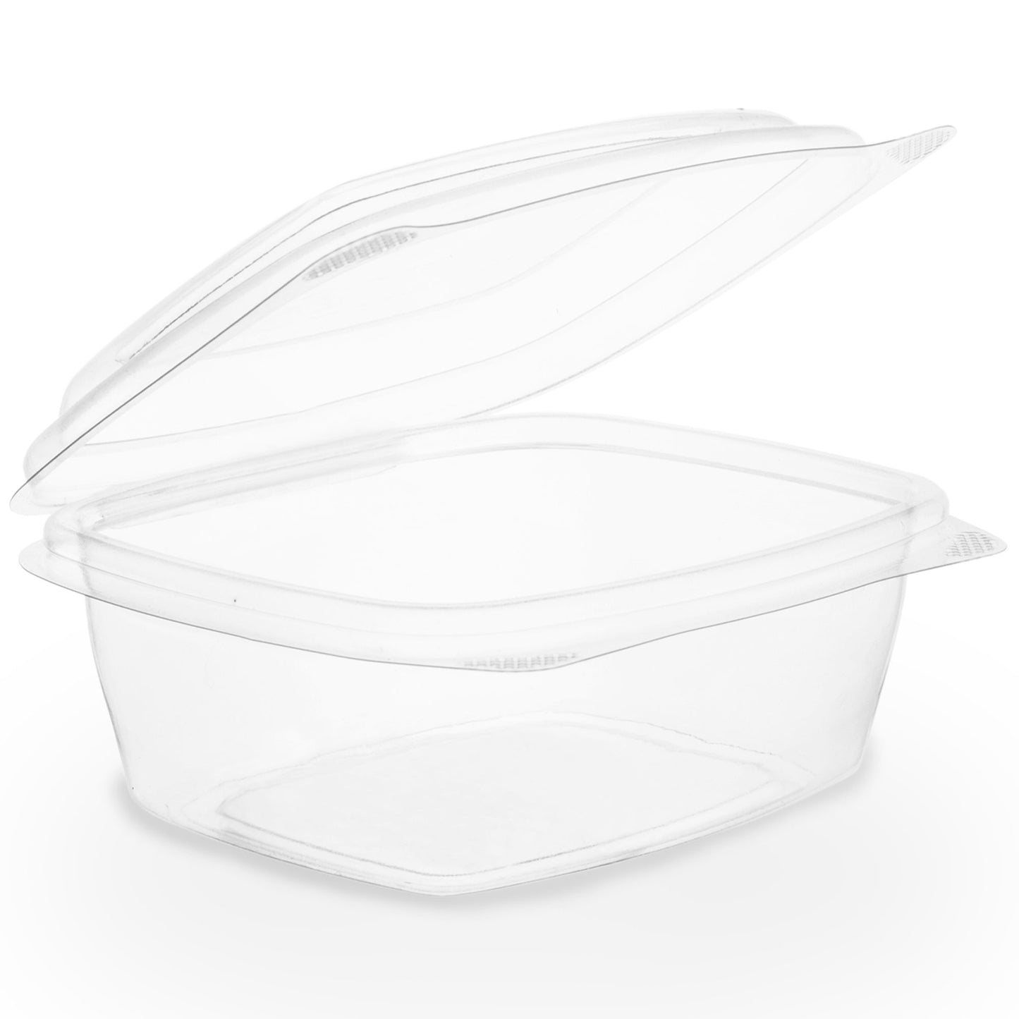 Vegware Compostable 8oz PLA Hinged Deli Container - Case of 300