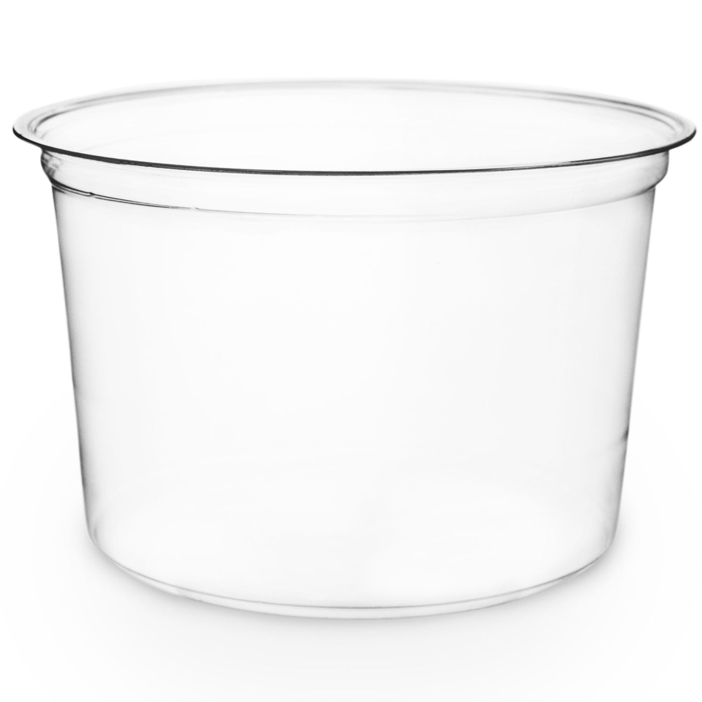 Vegware Compostable 16oz PLA Round Deli Container - Case of 500