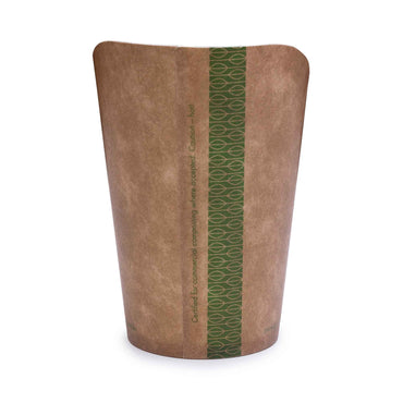 Vegware Compostable Kraft Chip Scoop - Case of 1000