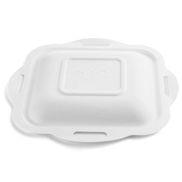 Vegware Compostable Size 4 Bagasse Gourmet Lid - Case of 600