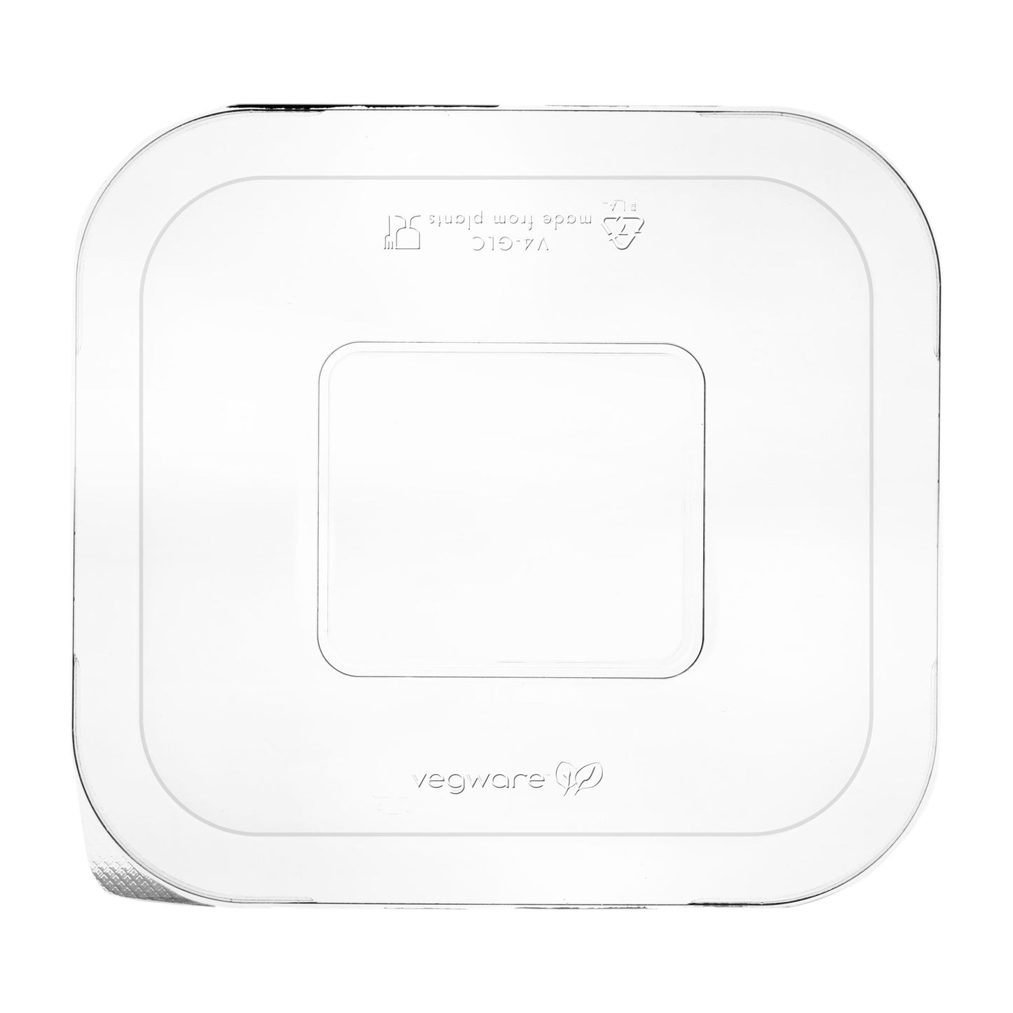 Vegware Compostable Size 4 PLA Gourmet Lid - Case of 600