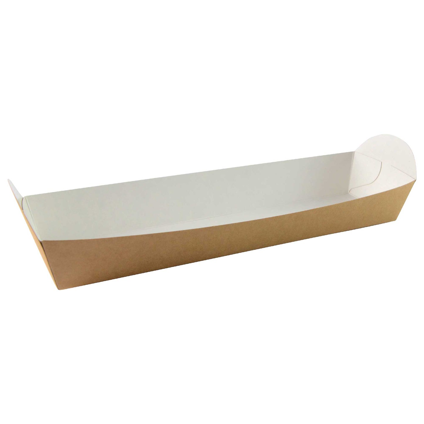 Vegware Compostable Kraft Baguette Tray - Case of 500