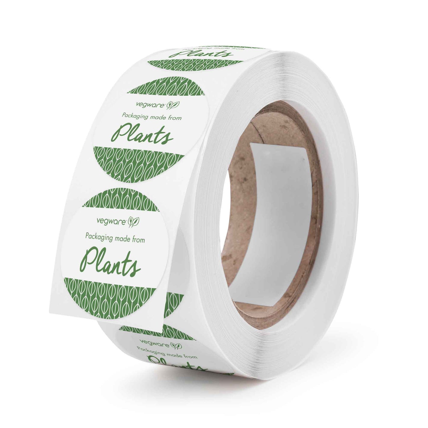 Vegware Compostable 45mm Round Sticker - Case of 1000