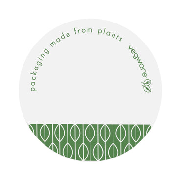 Vegware Compostable 45mm Round Write-On Sticker - Case of 1000