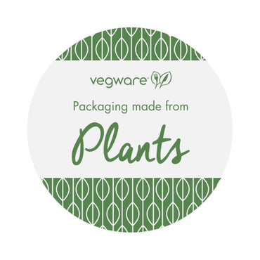 Vegware Compostable 45mm Round Sticker - Case of 1000