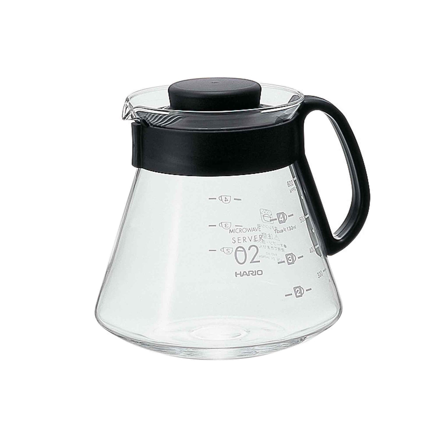 Hario V60 02 Glass Range Coffee Server - 600ml