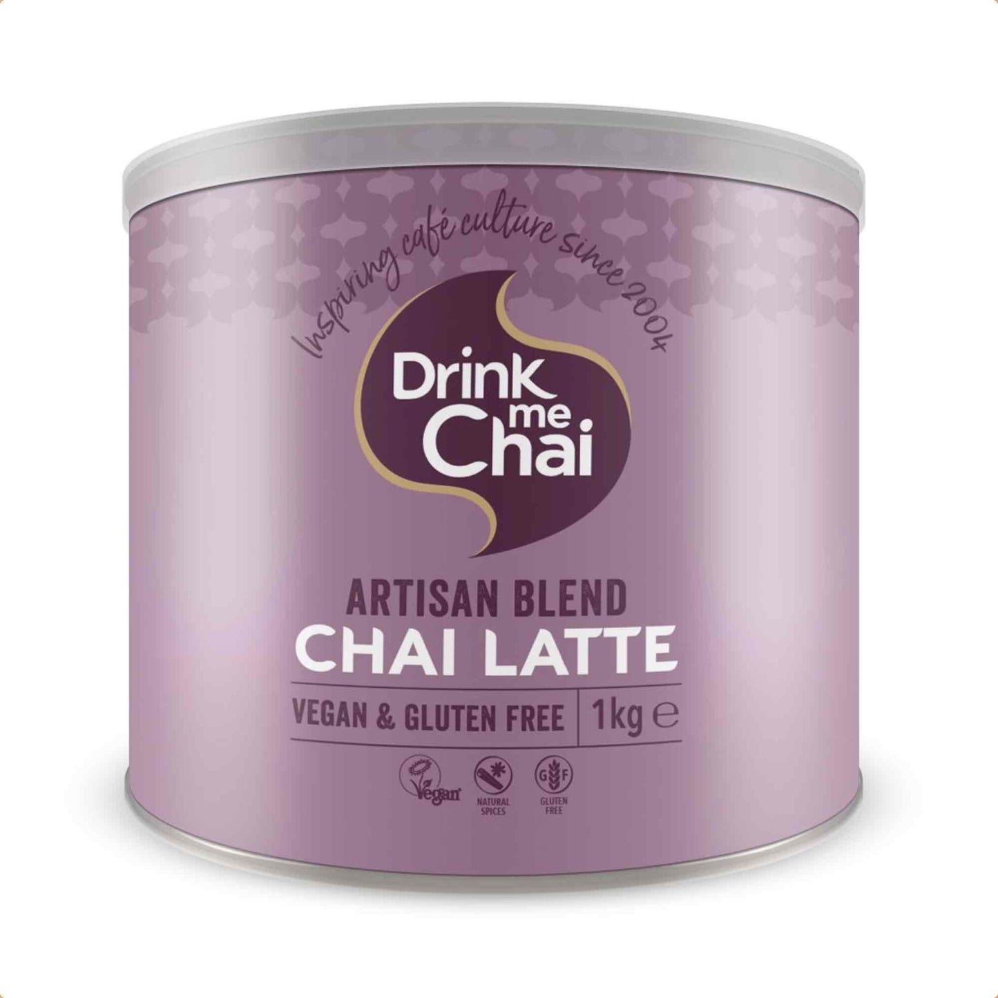 Drink Me Chai Vegan Artisan Blend Spiced Chai Latte 1kg Tin