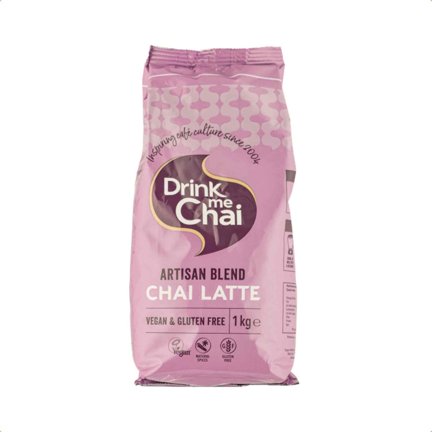 Drink Me Chai Vegan Artisan Blend Spiced Chai Latte 1kg Refill Bag