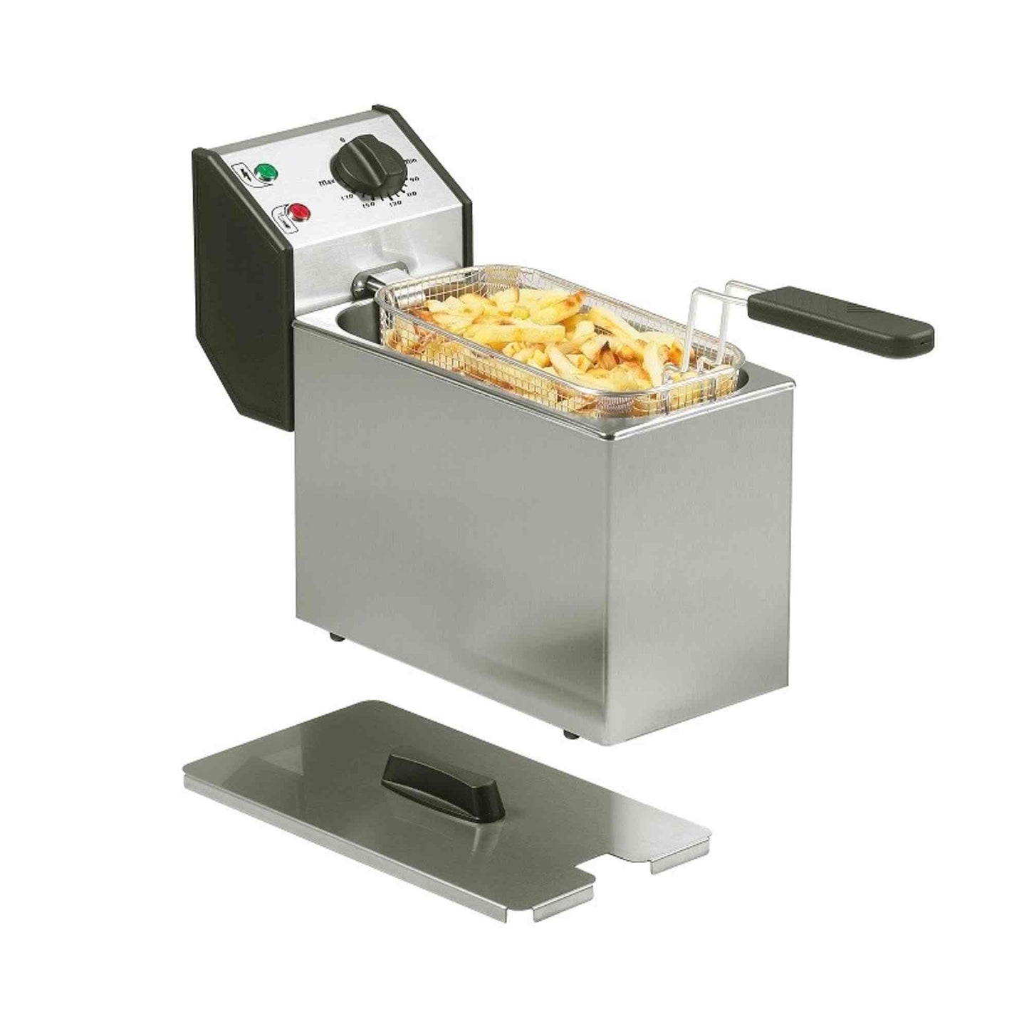 Roller Grill Deep Fat Fryer Counter Top - Electric - 215w x 425d x 320h - FD50