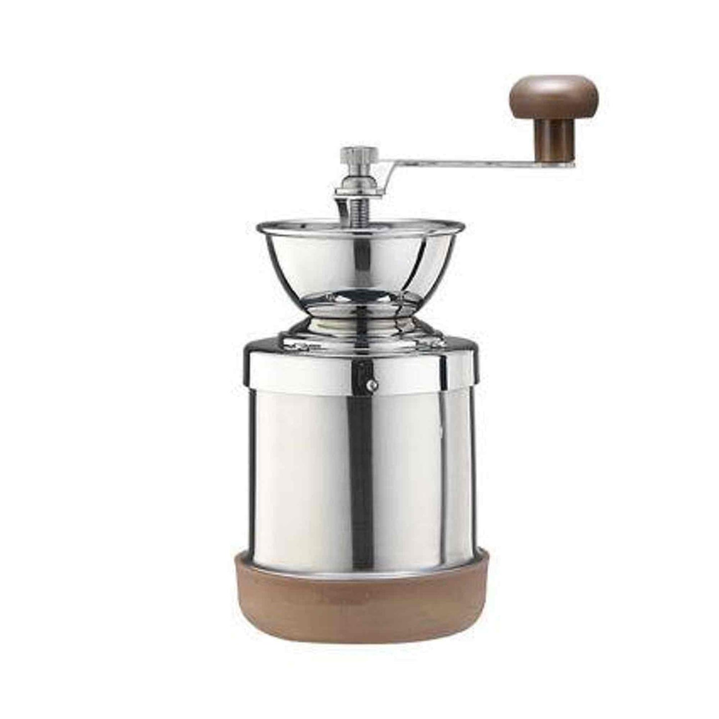 Tiamo Hand Grinder - Stainless Steel