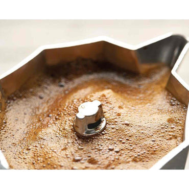 Pezzetti Italexpress Aluminium Stove Top Moka Pot - 3 Cup - Silver