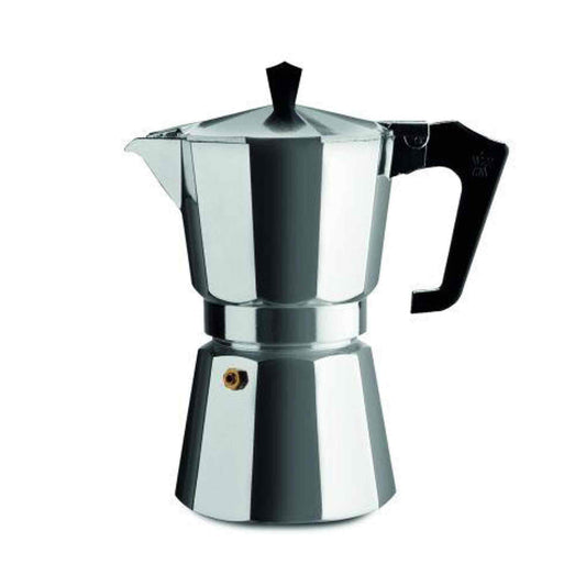 Pezzetti Italexpress Aluminium Stove Top Moka Pot - 6 Cup
